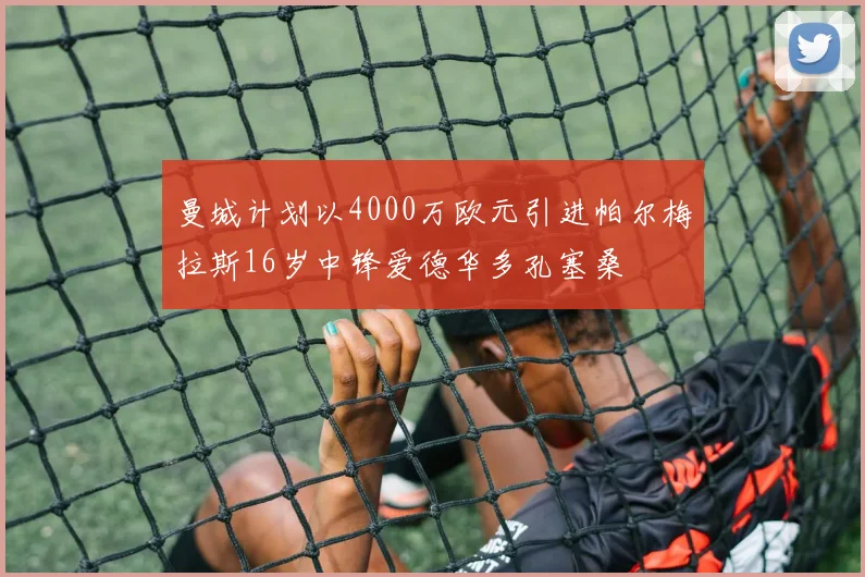 曼城计划以4000万欧元引进帕尔梅拉斯16岁中锋爱德华多孔塞桑